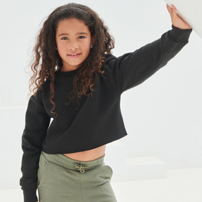 SF Clothing Kids Cropped Slounge Sweatshirt Thumbnail