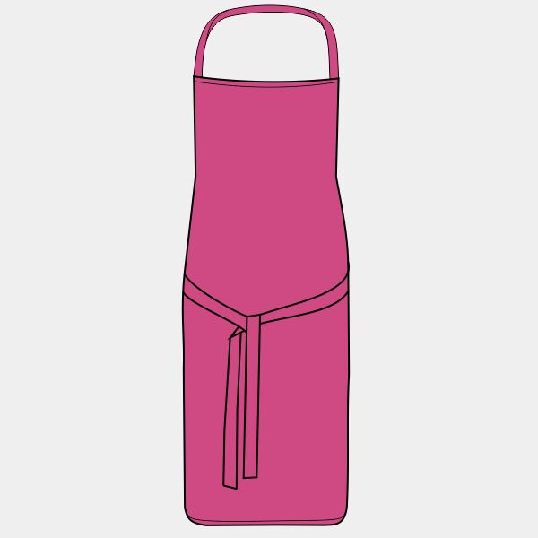 Multi-Coloured Recycled Bib Apron Thumbnail