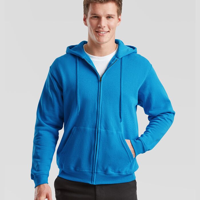 Fruit of the Loom Classic Zip Hooded Sweatshirt Thumbnail