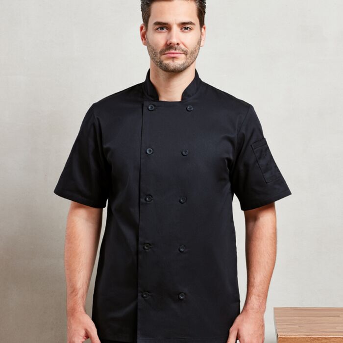 Premier Short Sleeve Chef's Jacket Thumbnail