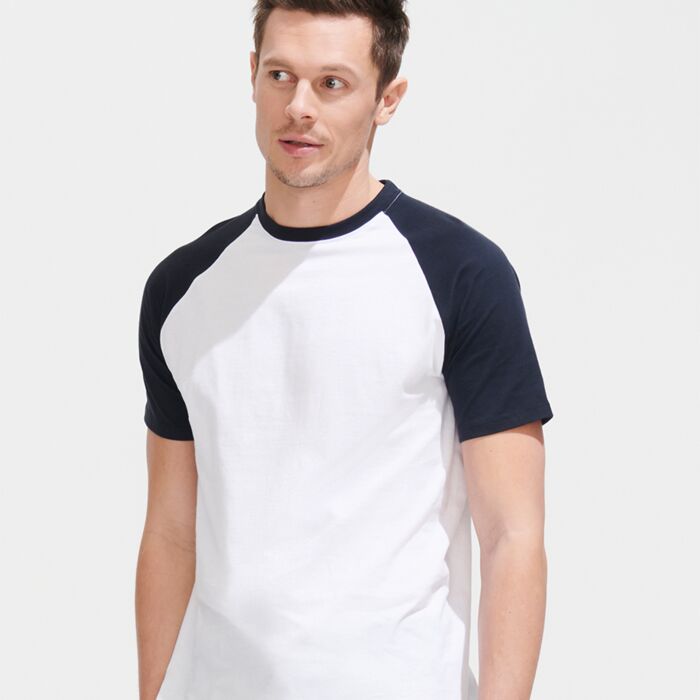 SOL'S Funky Contrast Baseball T-Shirt Thumbnail