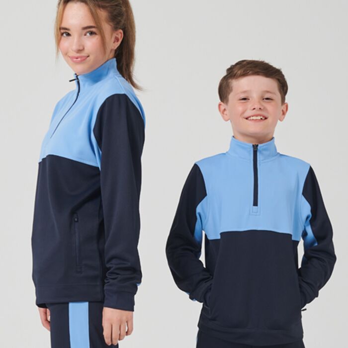 Football Team Kids 1/4 Zip Tracksuit Top Thumbnail