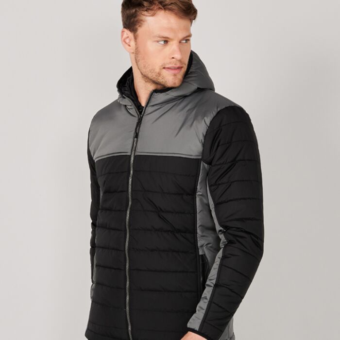Football Team Contrast Padded Jacket Thumbnail
