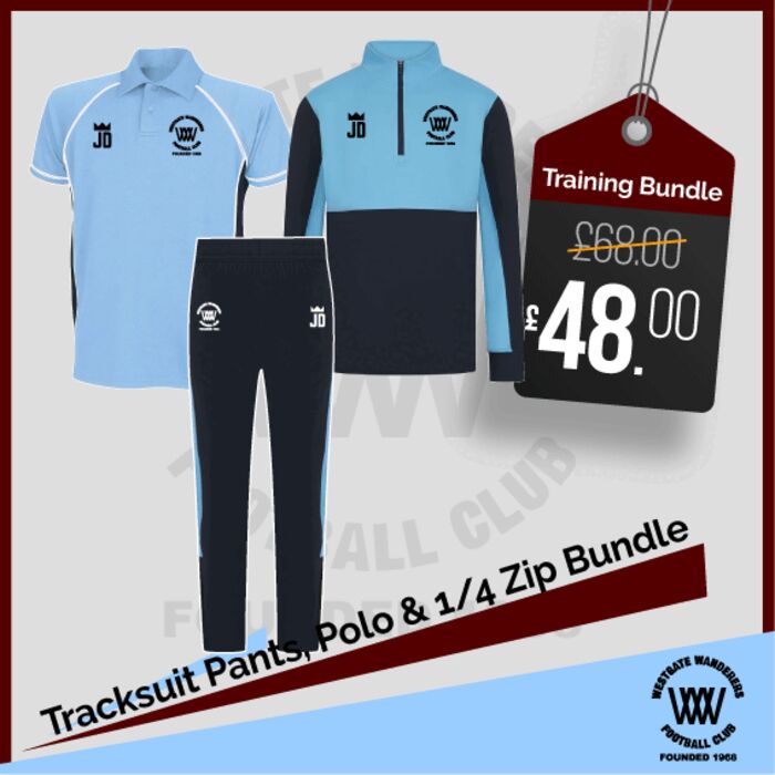Polo Shirt, Bottoms & 1/4 Zip Bundle Thumbnail