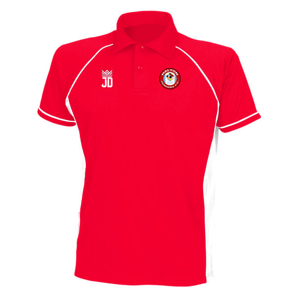 Halton - Team Performance Piped Polo Shirt Juniors Thumbnail