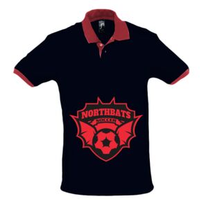 SOL'S Prince Contrast Cotton Piqué Polo Shirt Thumbnail