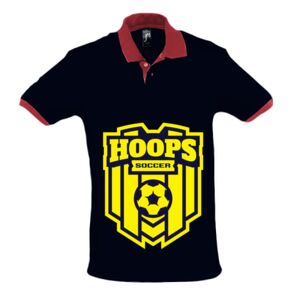 SOL'S Prince Contrast Cotton Piqué Polo Shirt Thumbnail