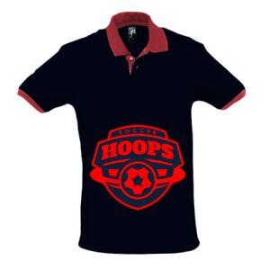 SOL'S Prince Contrast Cotton Piqué Polo Shirt Thumbnail