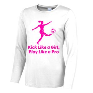 AWDis Ladies Cool Long Sleeve T-Shirt Thumbnail