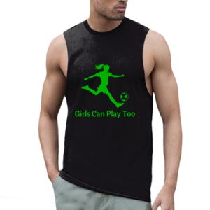 High neck slash armhole vest Thumbnail